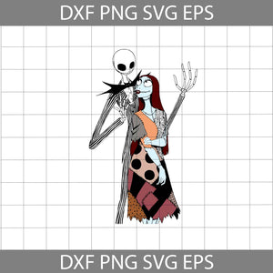 Jack And Sally Svg, Tim Burton Svg, Couple Halloween Svg, Halloween Svg, Halloween Gift Svgm Cricut File, Clipart, Svgs, Png, Eps, Dxf