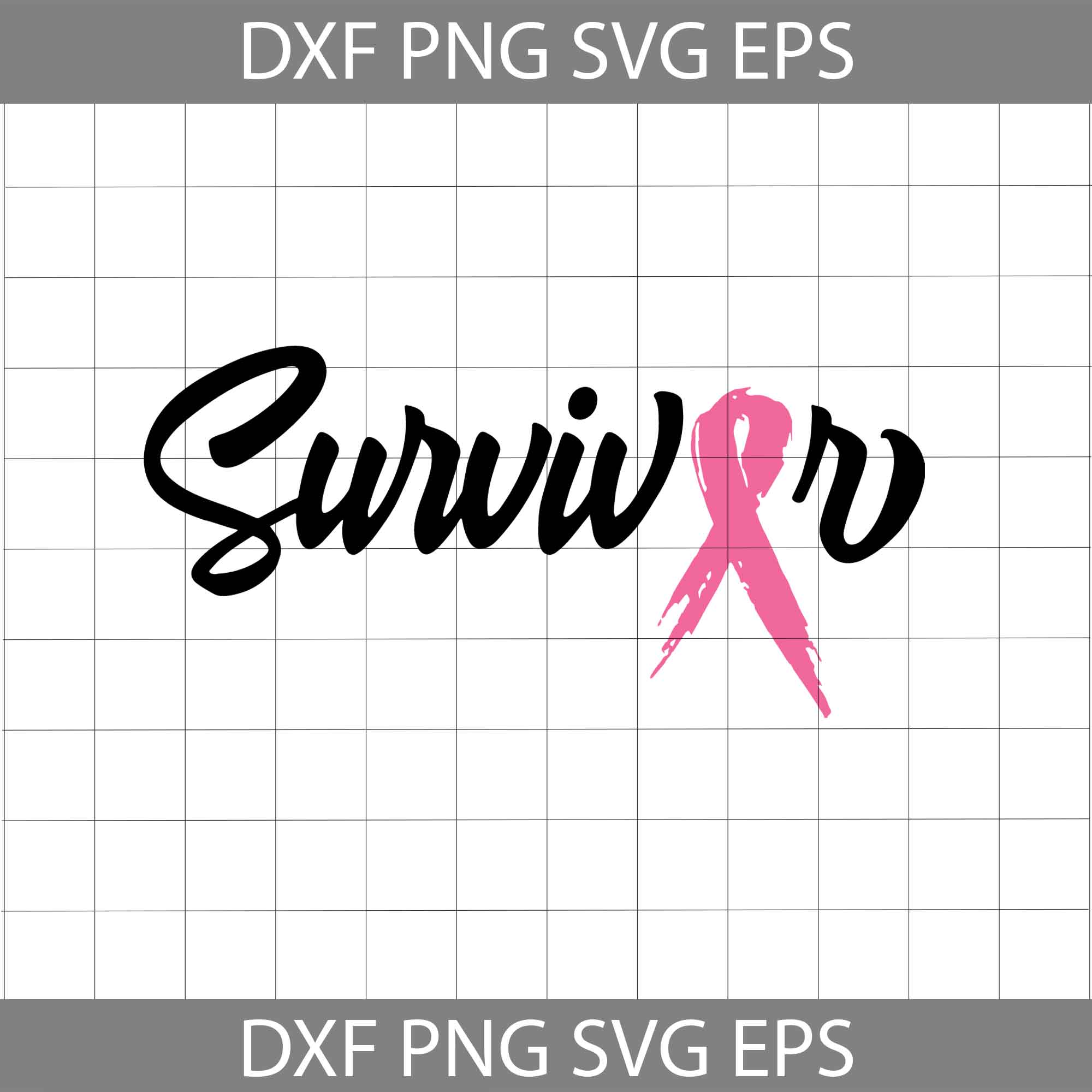 Cancer Survivor Svg, Breast Cancer SVG, Cancer SVG, Cancer