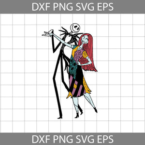 Jack And Sally Svg, Tim Burton Svg, Couple Halloween Svg, Halloween Svg, Halloween Gift Svgm Cricut File, Clipart, Svgs, Png, Eps, Dxf