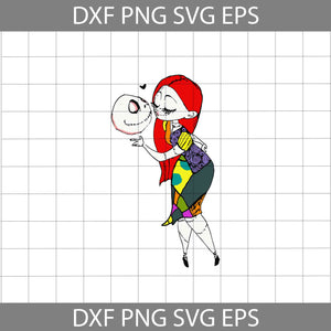 Jack And Sally Svg, Tim Burton Svg, Couple Halloween Svg, Halloween Svg, Halloween Gift Svg, Cricut File, Clipart, Svgs, Png, Eps, Dxf