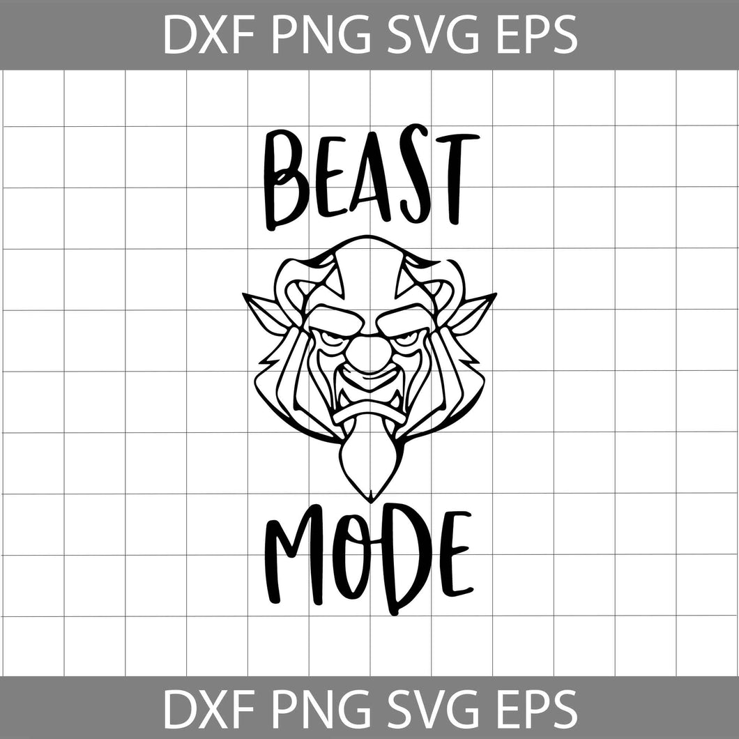 Beast mode svg, beauty and the beast svg, Disney Svg, Cricut File, clipart, svg, Png, Eps, Dxf