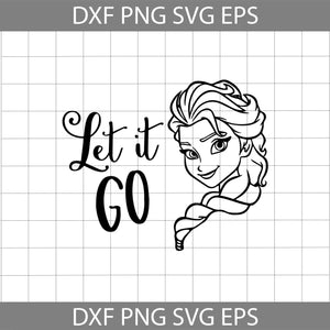 Let it go svg, Elsa svg, disney svg, Cricut File, clipart, svg, png, eps, dxf