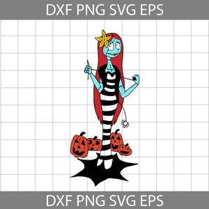 Sally Svg, Tim Burton Svg, Halloween Svg, Halloween Gift Svg, Cricut File, Clipart, Svgs, Png, Eps, Dxf