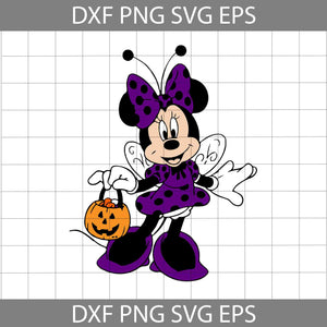 Pumpkin Minnie Svg, Halloween Svg, Cricut File, Clipart, Svg, Png, Eps, Dxf