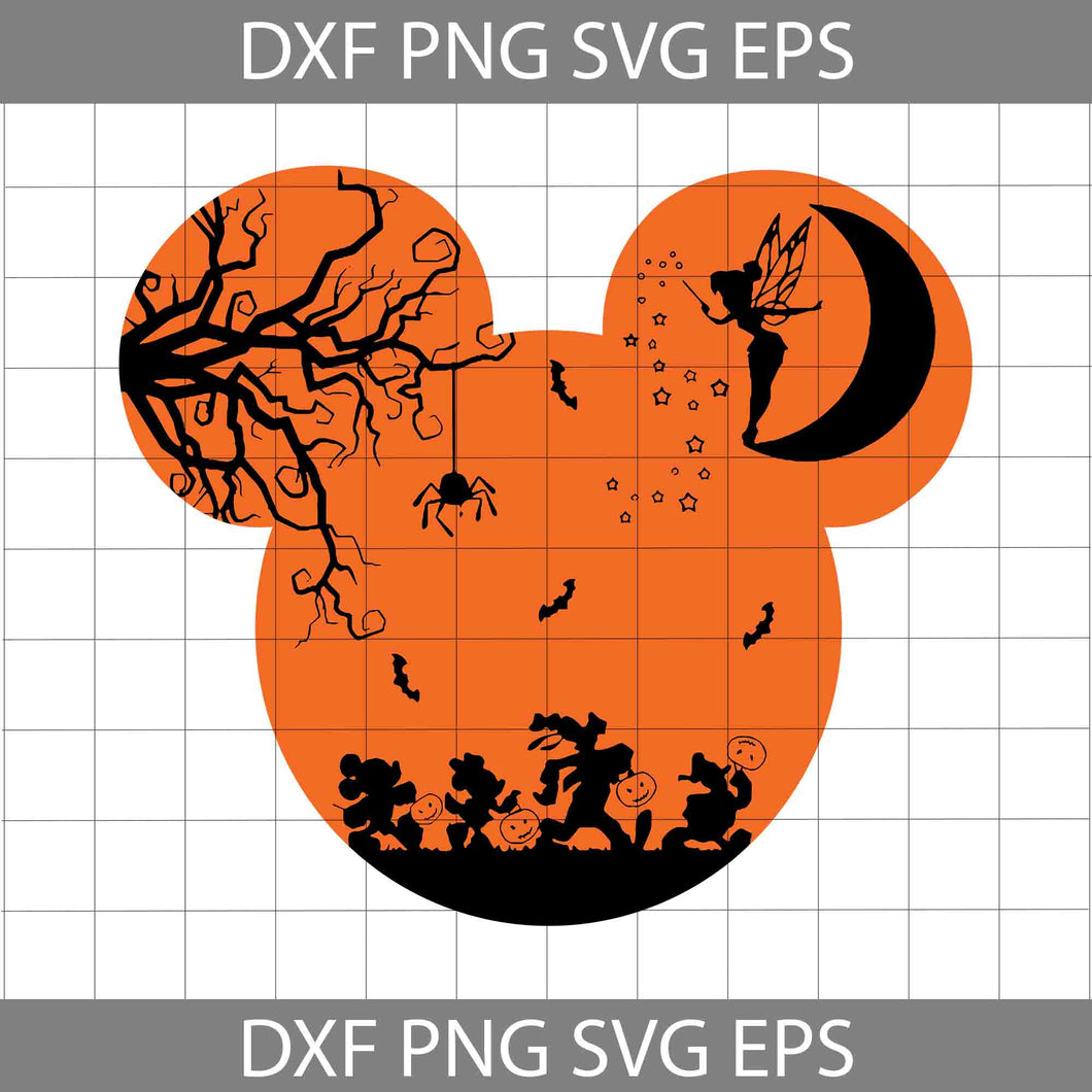 Mickey Halloween Svg, Cricut File, Clipart, Svg, Png, Eps, Dxf