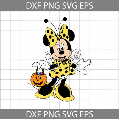 Minnie Pumpkin Svg, Minnie Halloween Svg, Minnie Witch Svg, Halloween Svg, cricut File, Clipart, Svg, Png, Eps, Dxf