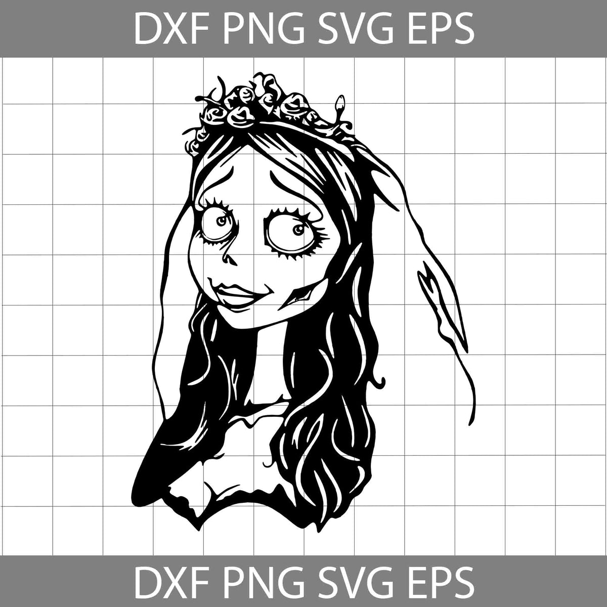 Ghost Girl Svg, Halloween Svg, cricut File, Clipart, Svg, Png, Eps, Dxf ...