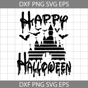 Happy Halloween svg, Disney Castle svg, halloween svg, cricut file, clipart, svg, png, eps, dxf