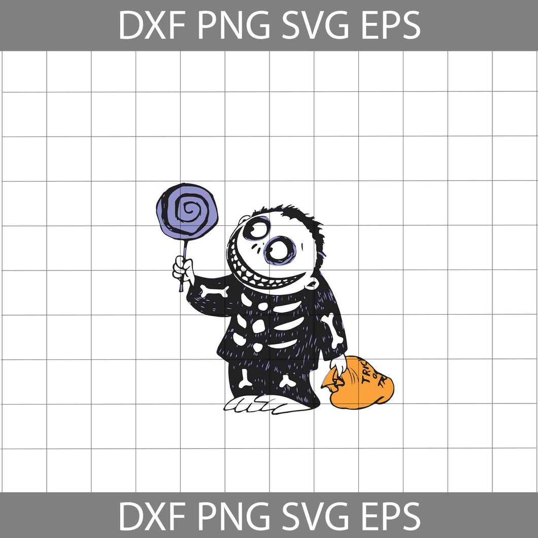 Trick Or TReat Svg, Shock Svg, Tim Burton Svg, Halloween Svg, Halloween Gift Svg, Cricut File, Clipart, Svgs, Png, Eps, Dxf