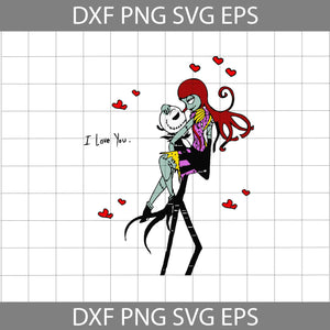 Jack And Sally Svg, Tim Burton Svg, Couple Halloween Svg, Halloween Svg, Halloween Gift Svg, Cricut File, Clipart, Svgs, Png, Eps, Dxf