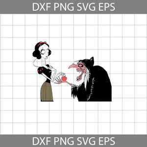 Snow White Skeleton and witch Svg, Halloween Svg, Halloween Gift Svg, Cricut File, Clipart, Svgs, Png, Eps, Dxf