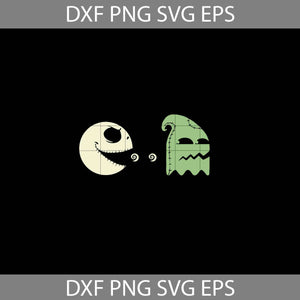 Jack And Oogie Boogie Svg, Tim Burton Svg, Pacman Svg, Halloween Svg, Halloween Gift Svg, Cricut File, Clipart, Svgs, Png, Eps, Dxf