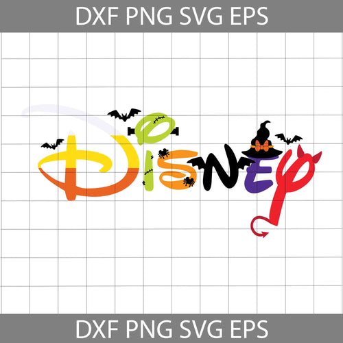 Disney Halloween svg, halloween svg, cricut file, clipart, svg, png, eps, dxf