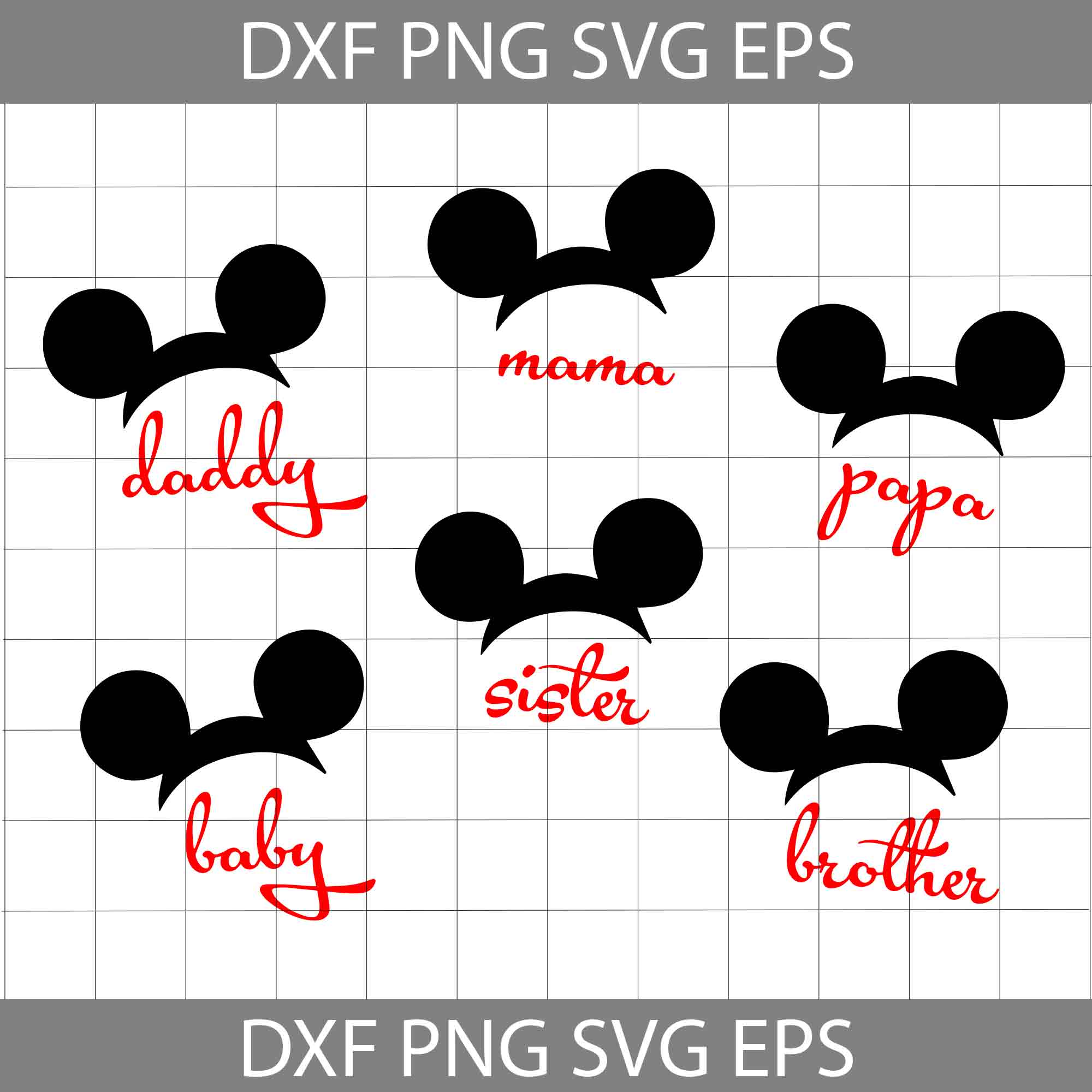 Mickey Pirate Dad/Mom I Be the Captain of this Here Crew SVG, DXF