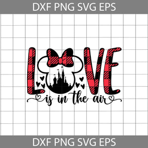 Love In The Air SVg, Minnie Love Svg, Cartoon Svg, Valentine's day Svg, Gift Svg, Cricut File, Clipart, Svg, Png, Eps, Dxf