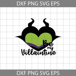 Maleficent Heart SVg, Be my Villaintine Svg, Cartoon Svg, Valentine's day Svg, Gift Svg, Cricut File, Clipart, Svg, Png, Eps, Dxf