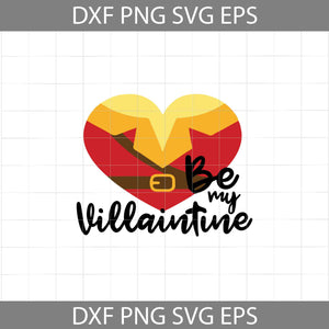 Gaston Heart SVg, Be my Villaintine SVg, Cartoon Svg, Valentine's day Svg, Gift Svg, Cricut File, Clipart, Svg, Png, Eps, Dxf