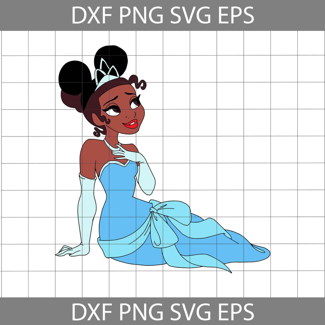 Tiana Mikey Mouse Ears Svg, Tiana Svg, Cartoon Svg, Cricut File, Clipart, Svg, Png, Eps, Dxf