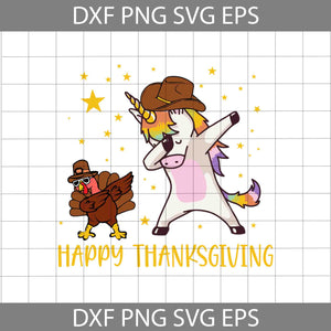 Dabbing Turkey Unicorn Svg, Happy Thanksgiving svg, Thanksgiving Svg, Cricut File, Clipart, Svg, Png, Eps, Dxf