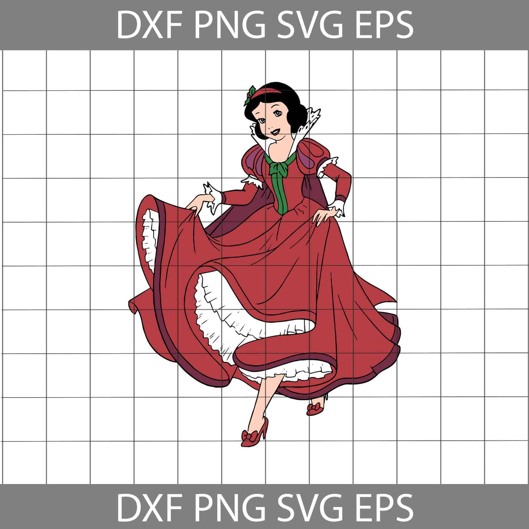 Snow White Svg, Princesses Svg, Cartoon Svg, Christmas Svg, Gift Svg, Cricut File, Clipart, Svg, Png, Eps, Dxf