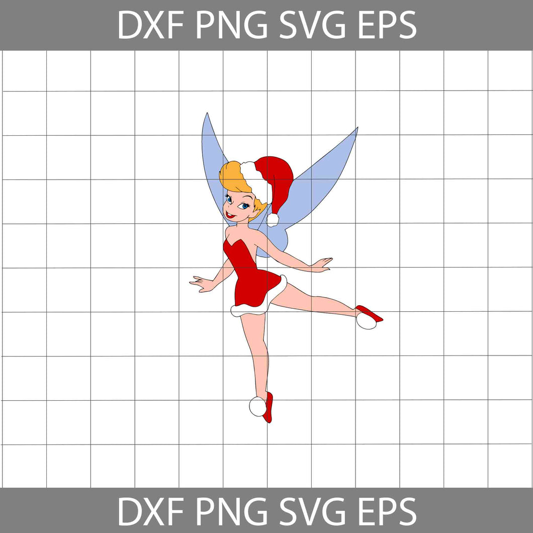 Tinkerbell SVg, Cartoon Svg, Christmas Svg, Gift Svg, Cricut File, Clipart, Svg, Png, Eps, Dxf