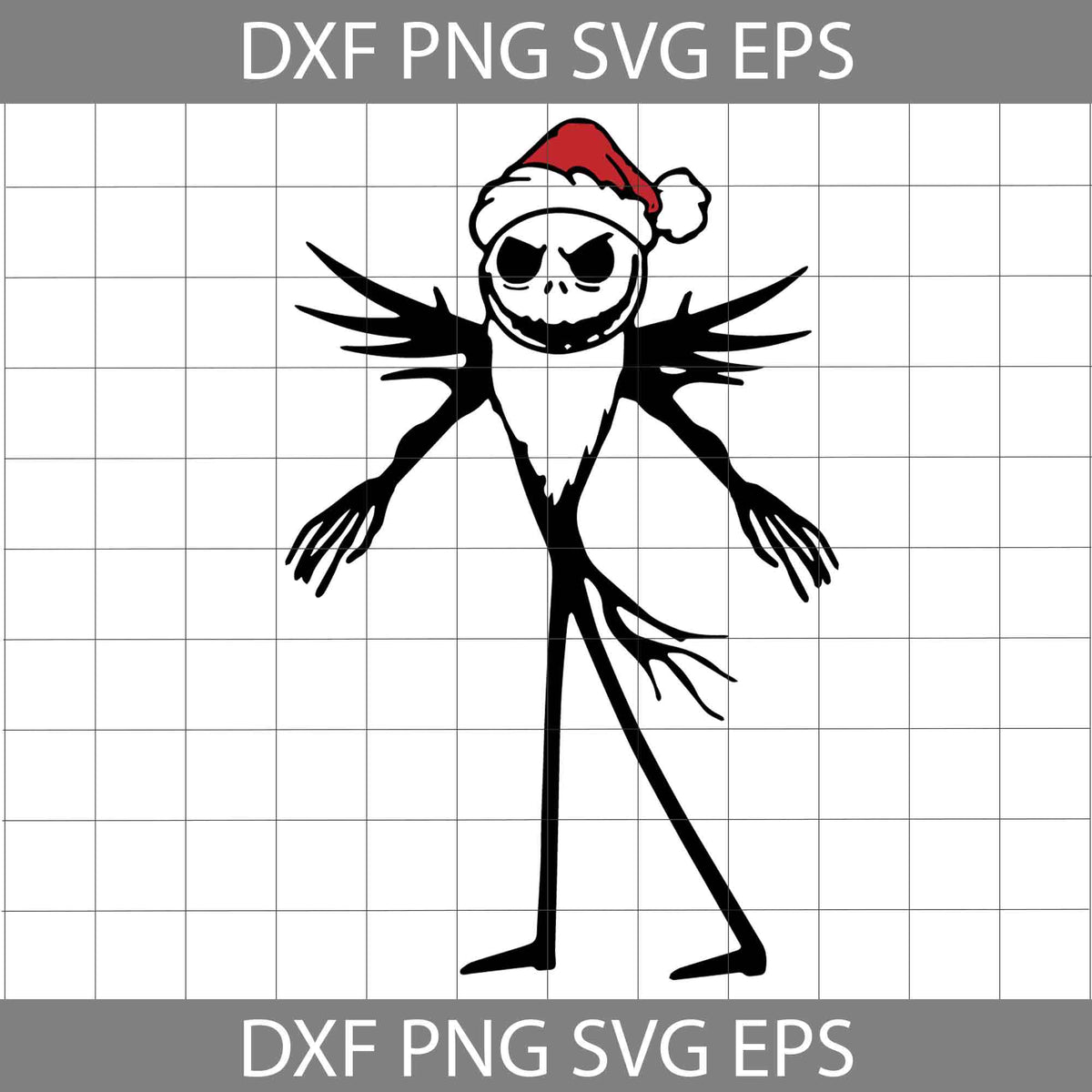 Jack Skellington Svg, Jack Santa Claus Svg, Christmas Svg, Gift Svg ...