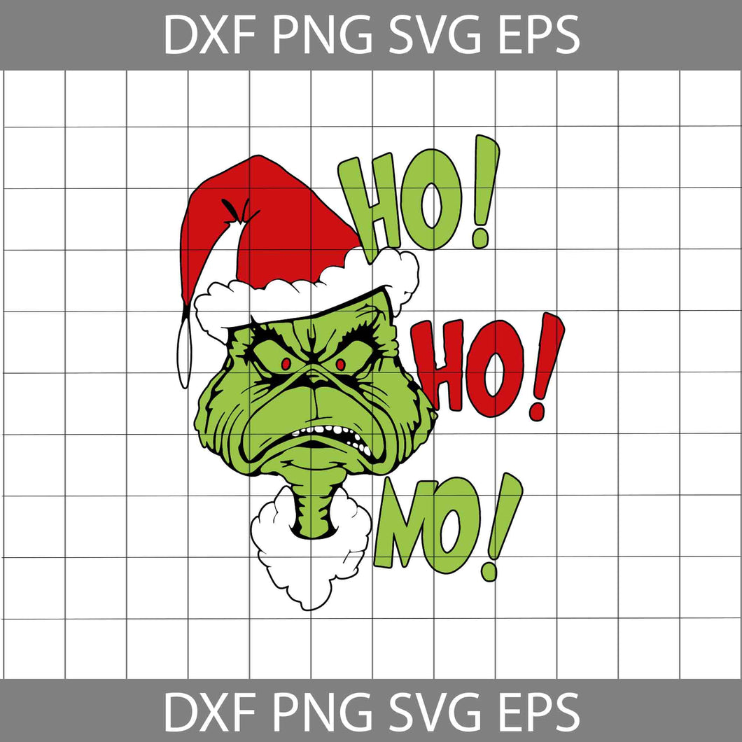 Ho Ho Ho Grinch SVG, PNG, PDF, Christmas SVG, Grinch SVG, Merry
