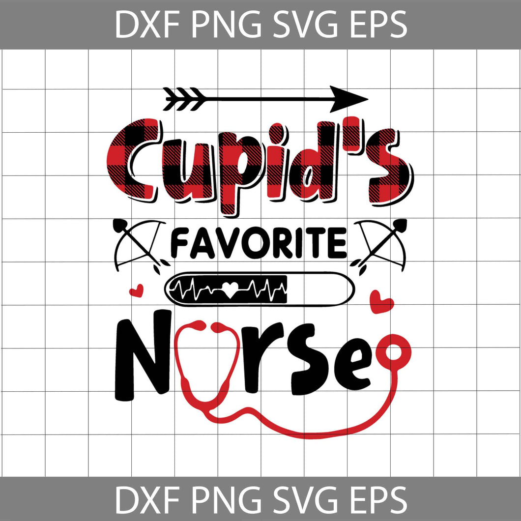 Cupid’s Favorite Nurse Svg, Nurse Svg, job Svg, cricut File, clipart, svg, png, eps, dxf
