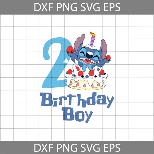 2nd stitch Birthday Boy Svg, Stitch Svg, birthday Svg, Birthday Svg, cricut file, clipart, svg, png, eps, dxf