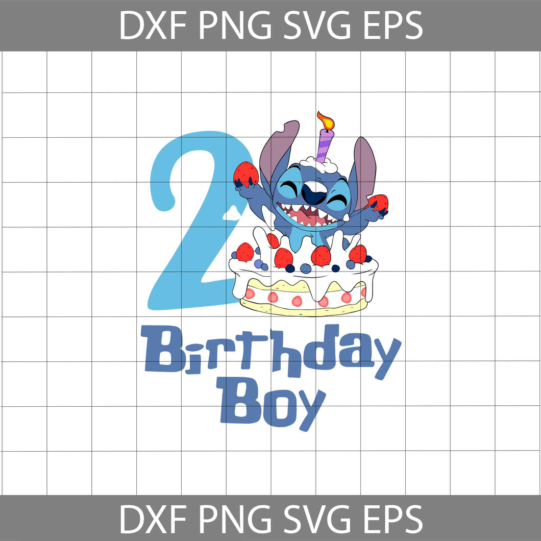 2nd stitch Birthday Boy Svg, Stitch Svg, birthday Svg, Birthday Svg, cricut file, clipart, svg, png, eps, dxf