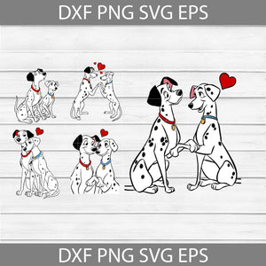 valentine svg, Dogs Love Svg, Bundle, Cartoon SVg, Valentine's day Svg, Cricut File, Clipart, Svg, Png, Eps, Dxf