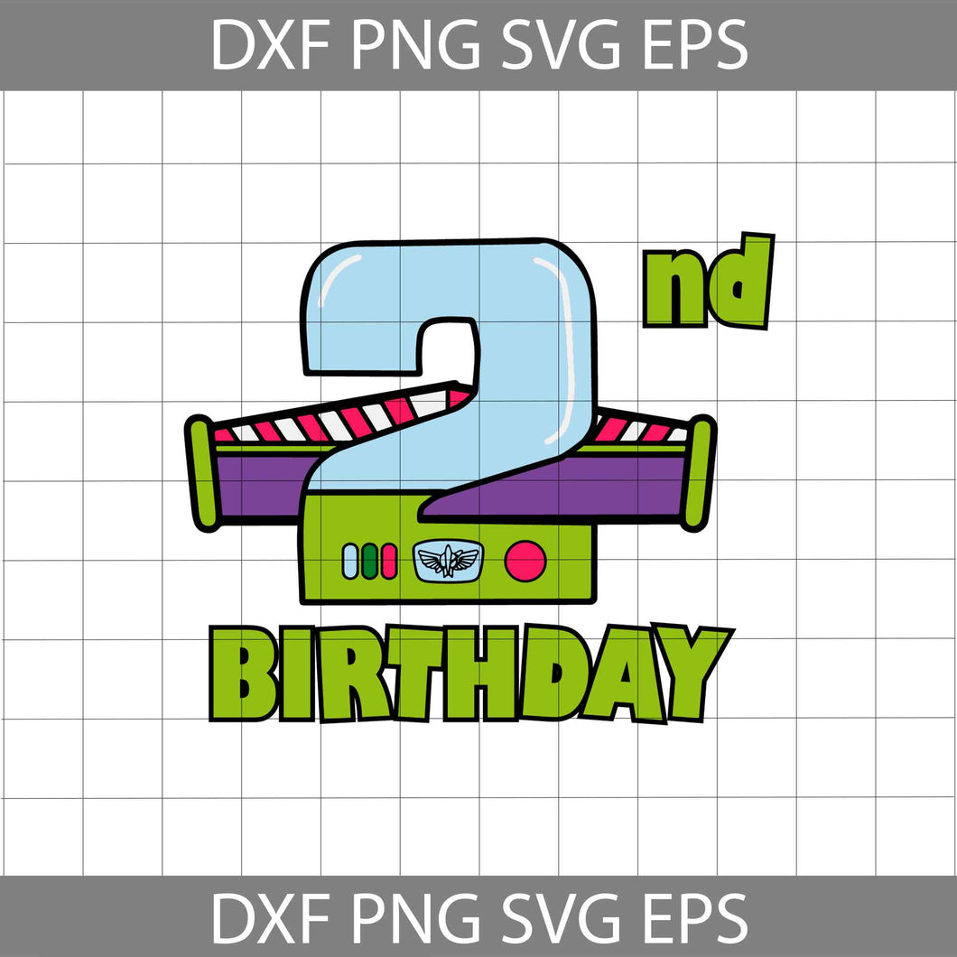 2Nd Birthday SVG, TOY Space Man Svg, Birthday Svg, cricut file, clipart, svg, png, eps, dxf