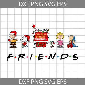 Friends Svg, Cartoon Svg, Christmas Svg, Gift Svg, Cricut File, Clipart, Svg, Png, Eps, Dxf