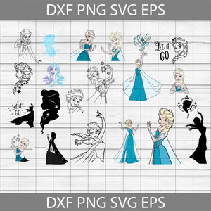 20 Elsa Svg, Disney Frozen svg, Bundle, Disney svg, cricut file, clipart, svg, png, eps, dxf