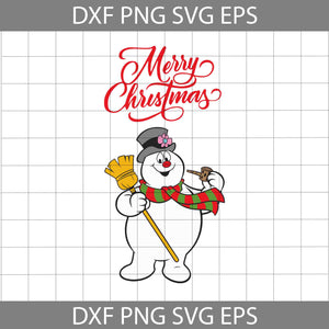 Merry Christmas svg, Happy Snowman svg, Christmas Svg, Gift Svg, Cricut File, Clipart, Svg, Png, Eps, Dxf