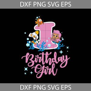 1st Bubble Guppies Birthday svg, Birthday Girl Svg, Birthday Svg, Cricut File, Clipart, Svg, Png, Eps, Dxf