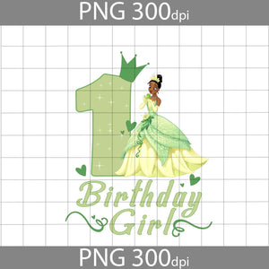 1st Birthday Tiana png, Disney Princess Birthday png, Birthday Girl png, Birthday png, ClipArt, Png Images 300dpi Digital