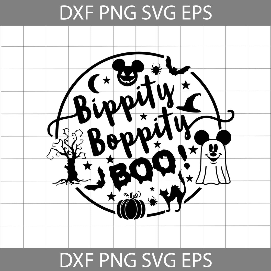 Bippity Boppity Boo svg, Mouse Cuties svg, Cartoon Svg, Characters Friends svg, Halloween Svg, Halloween Gift svg, Funny, Cuties, Horror Svg, cricut file, clipart, svg, png, eps, dxf