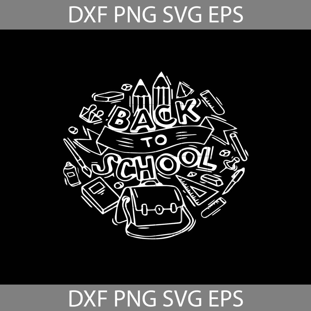 Back To School Svg, Cricut file, clipart, svg, png, eps, dxf