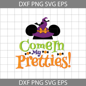 Come In My Pretties svg, Minnie Witch svg, Halloween Svg, Halloween gift SVg, cricut file, clipart, svg, png, eps, dxf