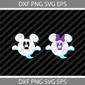 Mickey Minnie Ghost Svg, Bundle, Halloween Svg, Halloween gift SVg, cricut file, clipart, svg, png, eps, dxf