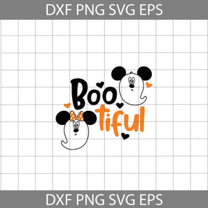 Boo Tiful svg, Minnie And Mickey Ghost Svg, Halloween Svg, Halloween gift SVg, cricut file, clipart, svg, png, eps, dxf