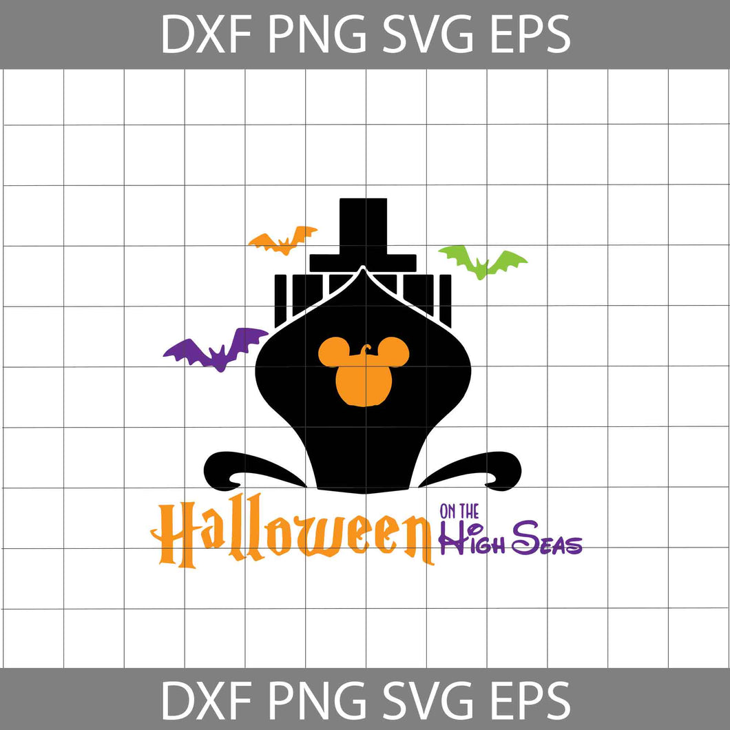 Halloween on the High Seas Svg, Mickey Svg, Halloween Svg, Halloween