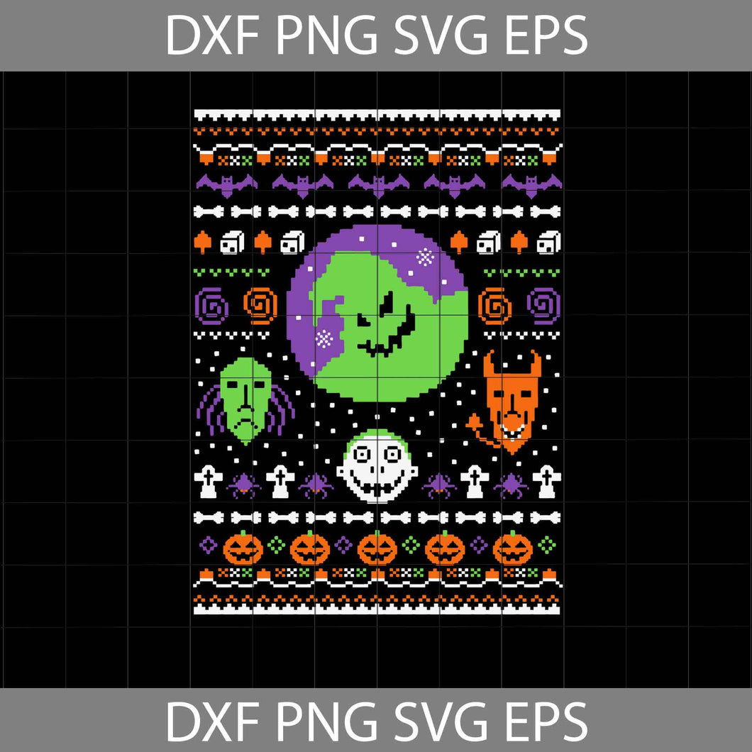 Oogie Boogie christmas svg, Cartoon SVg, Christmas Svg, Gift Svg, Cricut File, Clipart, Svg, Png, Eps, Dxf