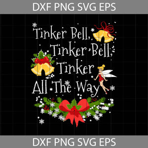 Tinkerbell Santa Svg, Cartoon SVg, Christmas Svg, Gift Svg, Cricut File, Clipart, Svg, Png, Eps, Dxf