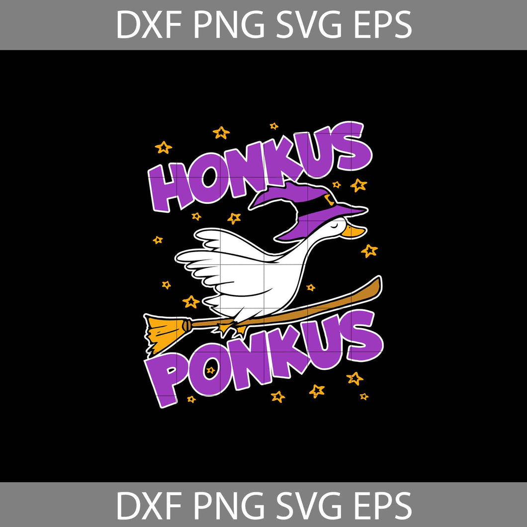 Honkus ponkus halloween svg, Duck Witch SVg, Halloween Svg, Halloween Gift SVg, Cricut File, Clipart, Svg, Png, eps, Dxf