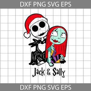 Jack And Sally Svg, Movie Svg, Christmas Svg, Cricut File, Clipart, Svg, Png, Eps, Dxf