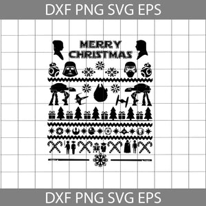 Star Wars Svg, Ugly Christmas Svg, Movie Svg, Christmas Svg, Gift Svg, Cricut File, Clipart, Svg, Png, Eps, Dxf