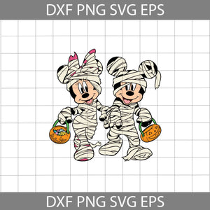 Minnie And Mickey Pumpkin Svg, Mouse Cuties svg, Halloween svg, Halloween Gift svg, Cricut File, Clipart, svg, png, eps, dxf