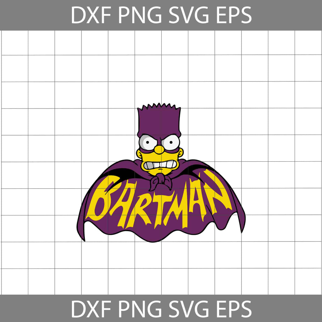 Bartman Svg, The Simpsons SVg, cartoon Svg, Halloween Svg, Halloween Gift SVg, Cricut File, clipart, svg, png, eps, dxf